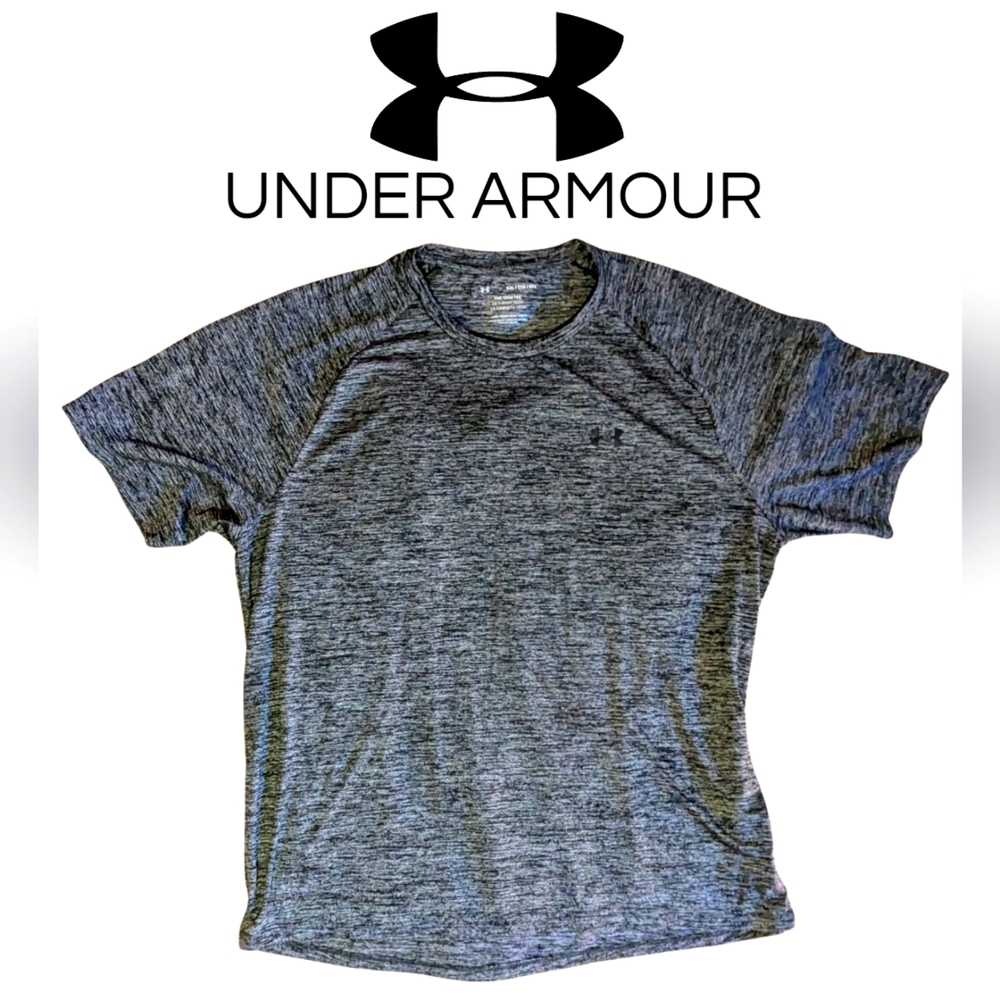 Under Armour Men's Size XXL, EUC Tech Tee Loose fit, heather grey workout shirt